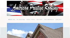 Desktop Screenshot of americanprestigeroofing.com
